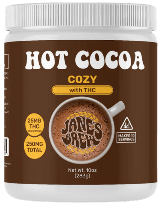 Jane's Brew 25mg D9 THC Hot Cocoa (10 servings) COZY